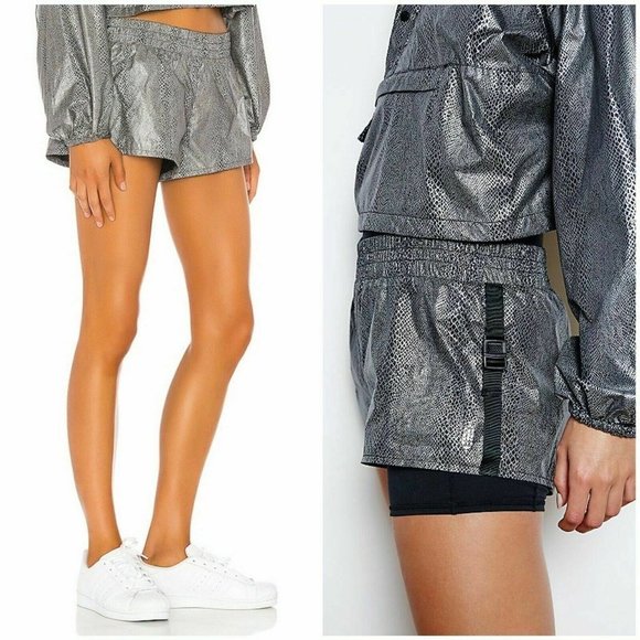 Free People Diamondback Reflective Shorts M (8-10) - Picture 2 of 4